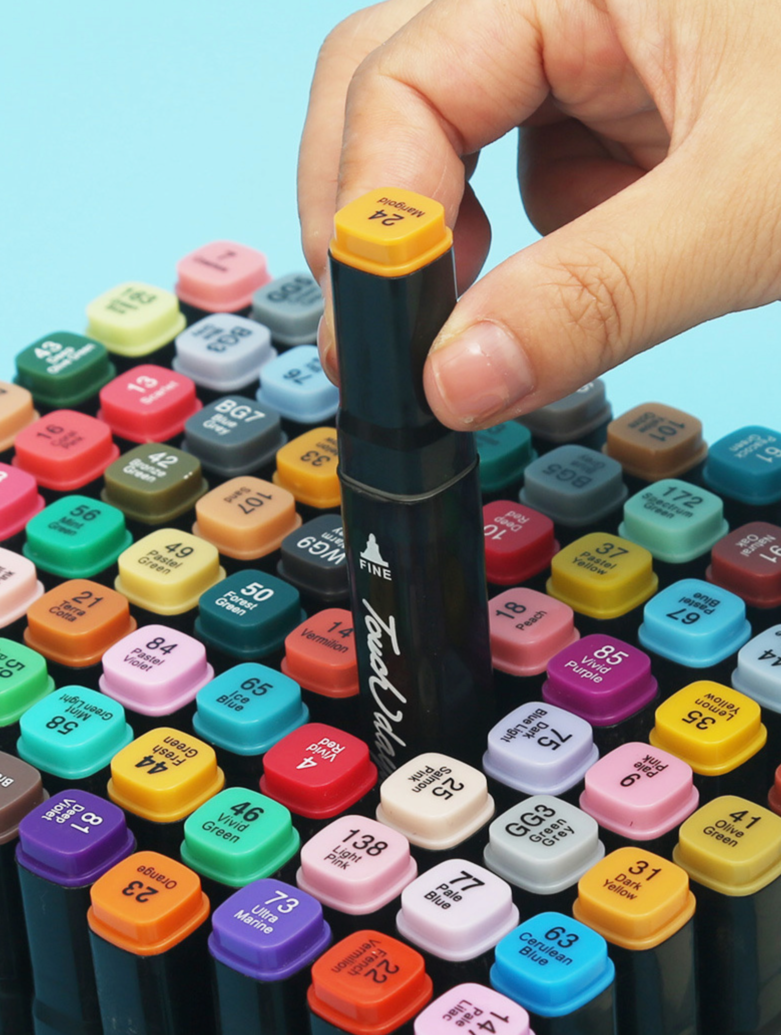 Dual Tip Drawing Markers (Colors Vary)