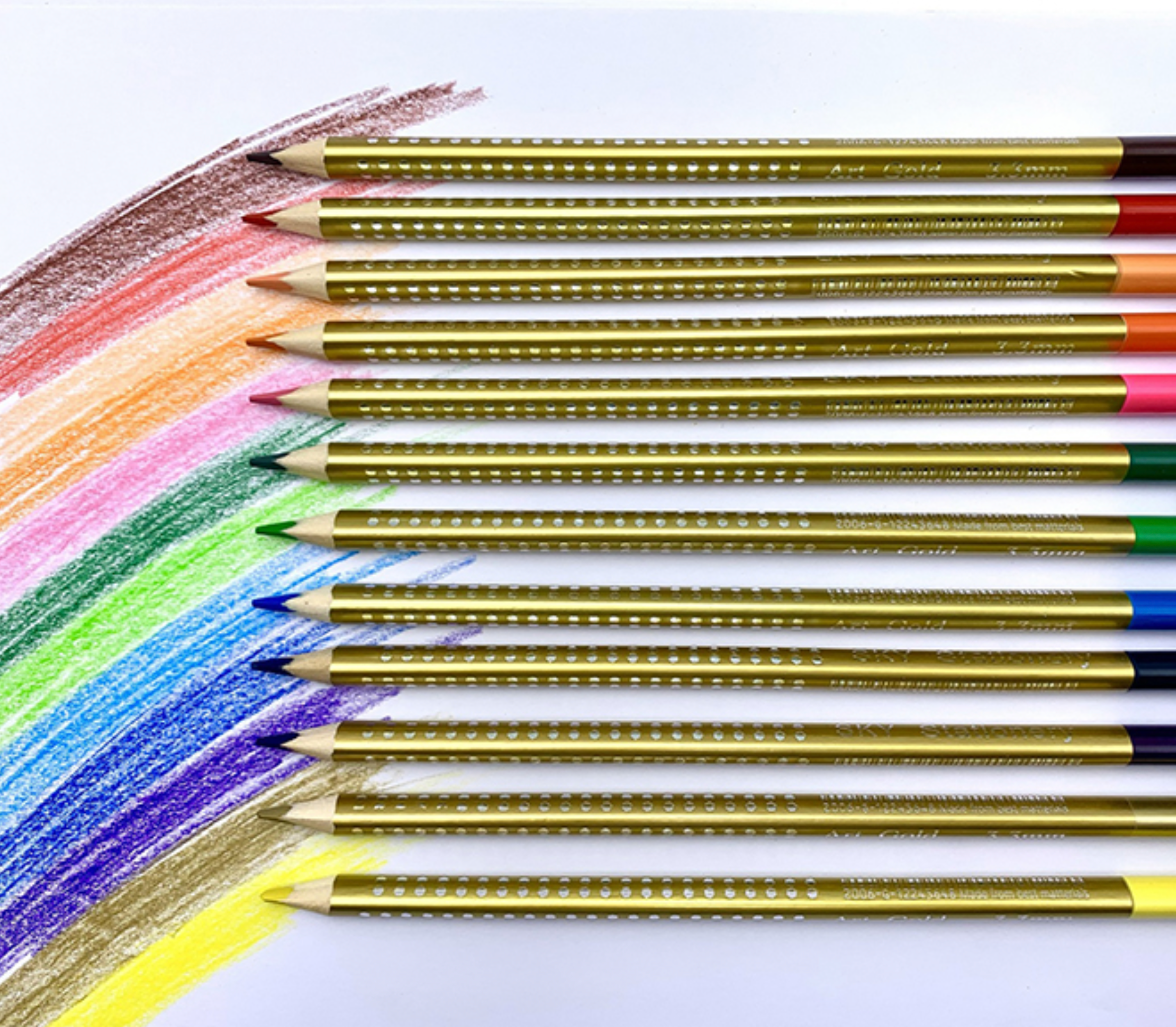 Set Of 12 Colored Pencils In Tin