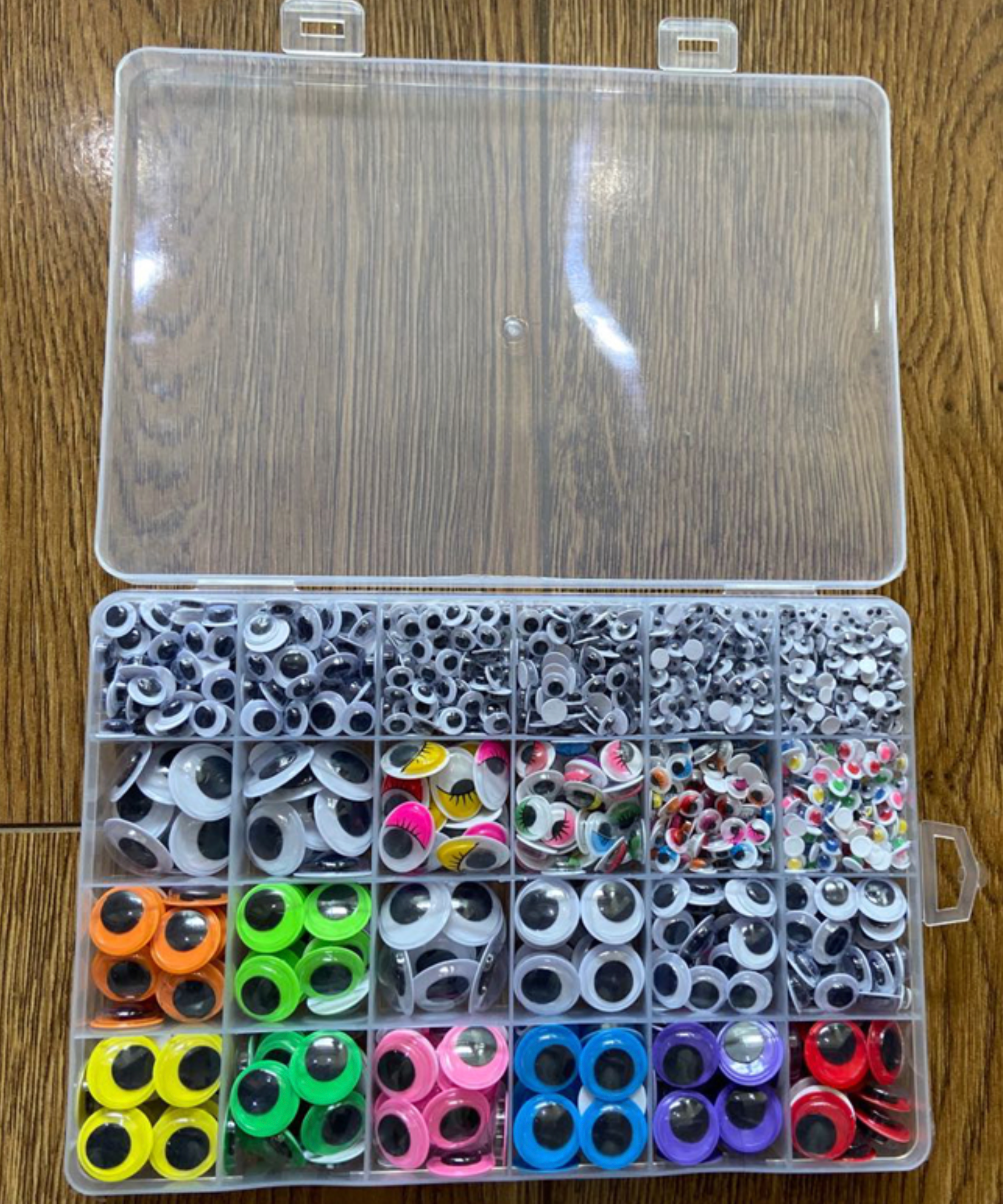 Googley Eyes - Container With 1680 - Various - Self Adhesive