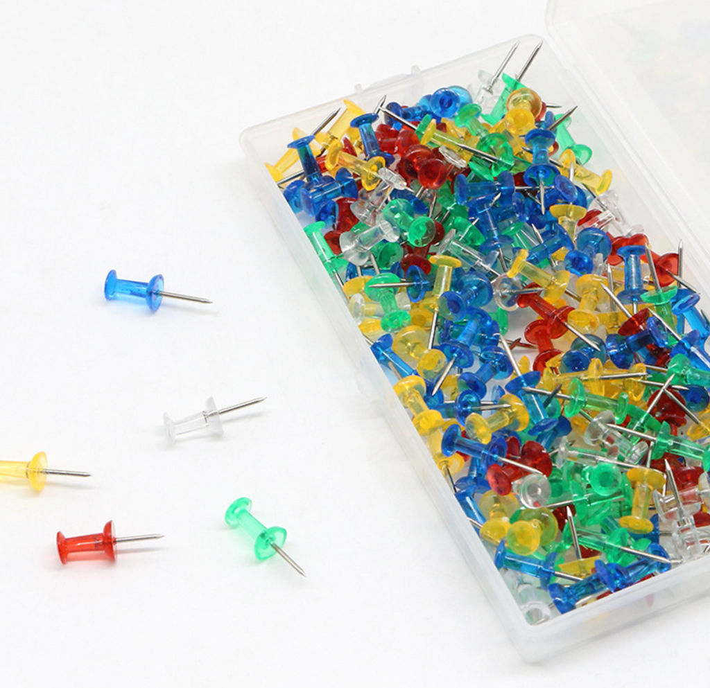 Pushpins - Pack Of 200